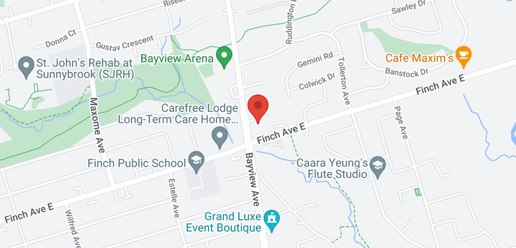 map of #101 -3181 BAYVIEW AVE